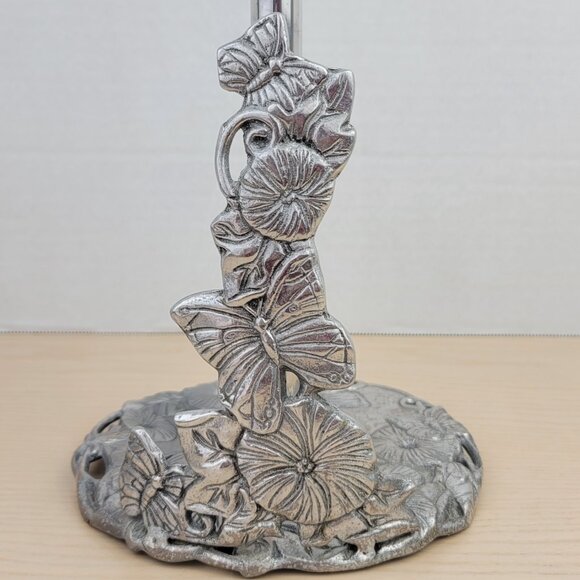 Arthur Court Aluminum Butterfly Garden Decorative Paper Towel Holder Metal 13" - Picture 7 of 17